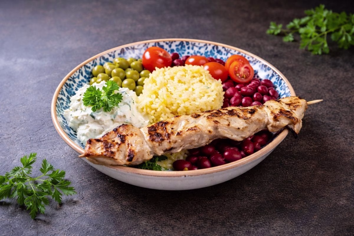 Protein Bowl von Griechisches Restaurant Athos Freiberg